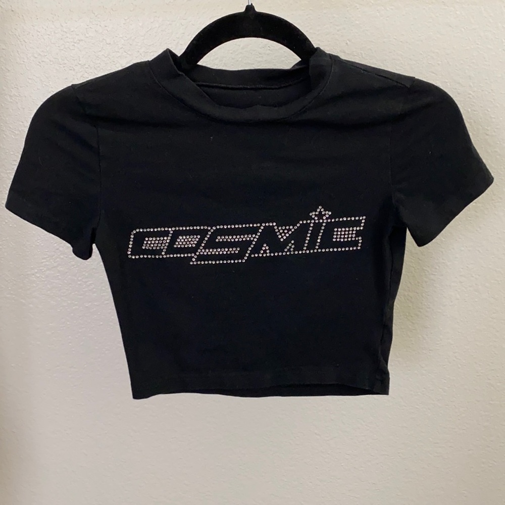 Black Cosmic Crop top!